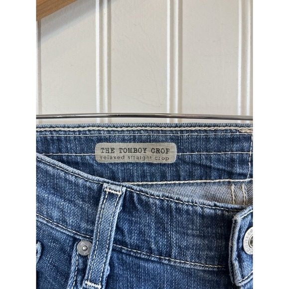 Adriano Goldschmied The Tomboy Crop 32 Relaxed Straight Crop Jeans Women's - Picture 4 of 14